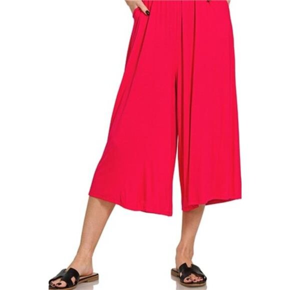 Zenana Double Layered Strapless Tube Top Jumpsuit - Picture 3 of 3